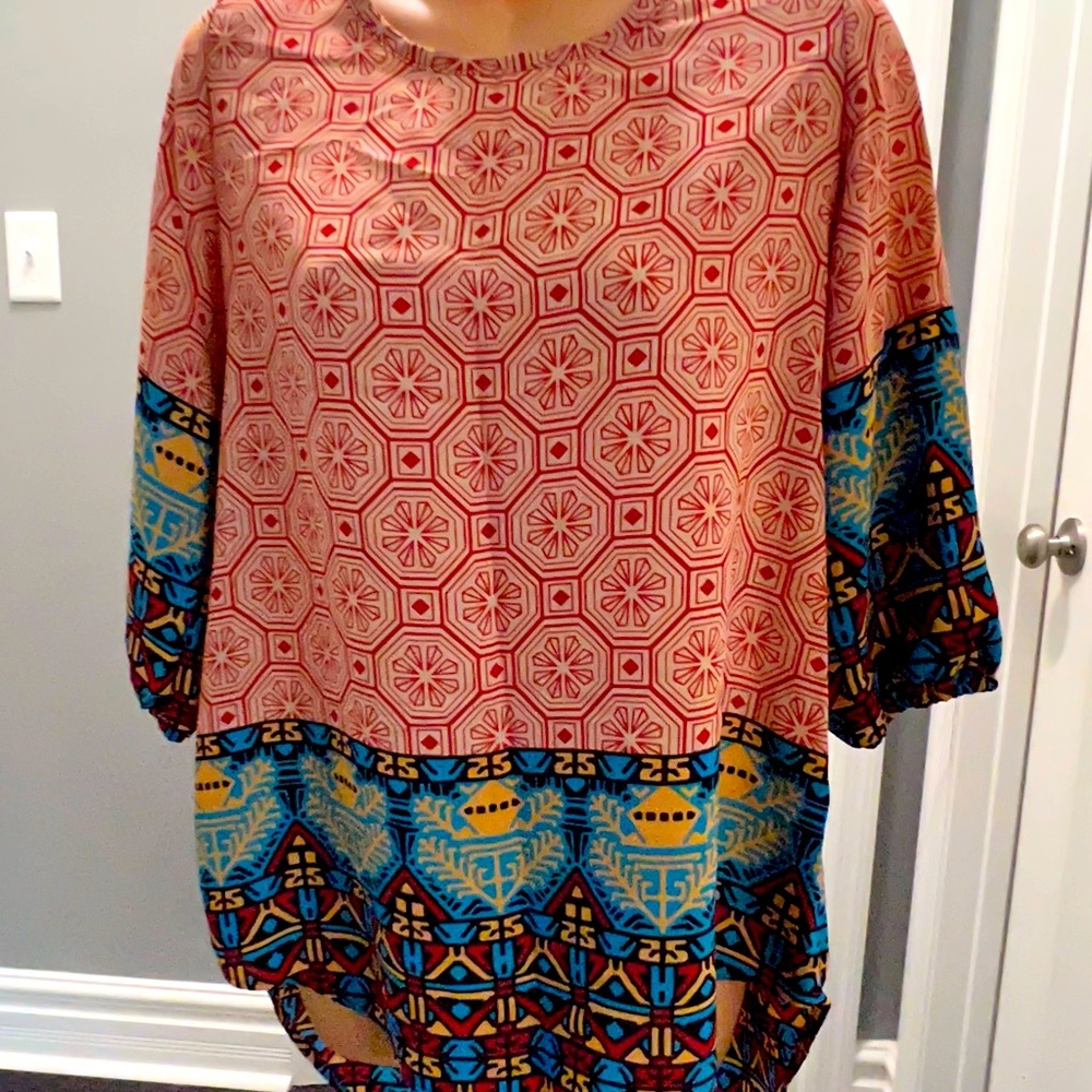 5/25 cute dress/tunic could work for either trendy Boho style. EUC  SFPF